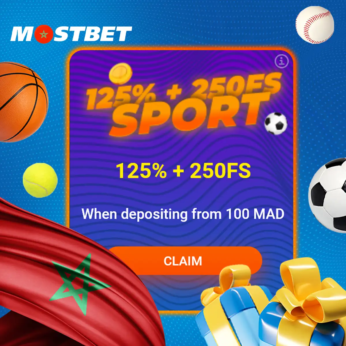 نظرة على مكافآت الرهانات الرياضية من Mostbet في المغرب.
