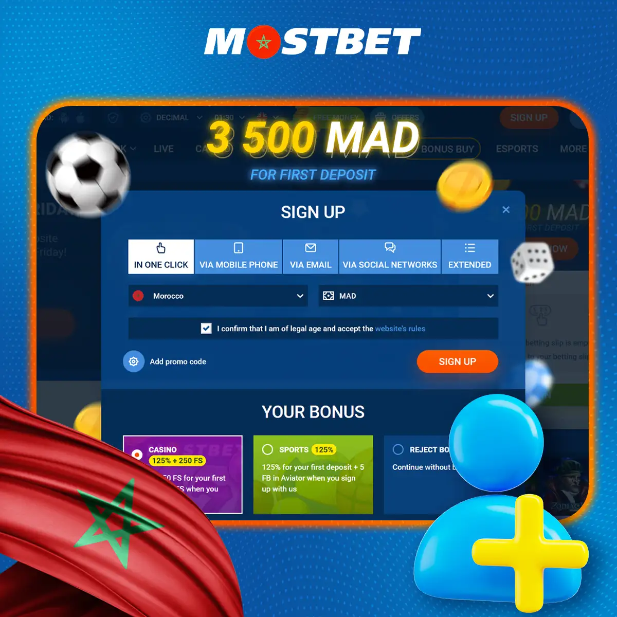 إليك كيفية التسجيل في منصة Mostbet في المغرب خطوة بخطوة.