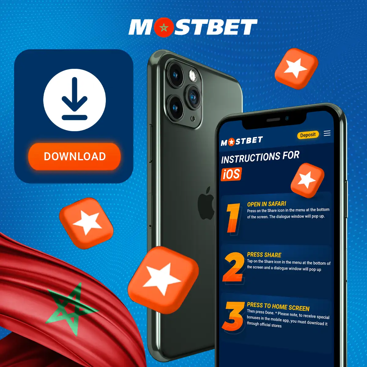 يمكنك ليس فقط تثبيت تطبيق Mostbet على آيفون أو آيباد الخاص بك، بل تستطيع أيضًا استخدامه بسهولة إذا أخذت في الاعتبار المتطلبات الفنية. يجب أن تتوفر هذه المتطلبات في جهازك لتجعل البرنامج رفيقًا موثوقًا في مغامراتك في المراهنة عبر الإنترنت.