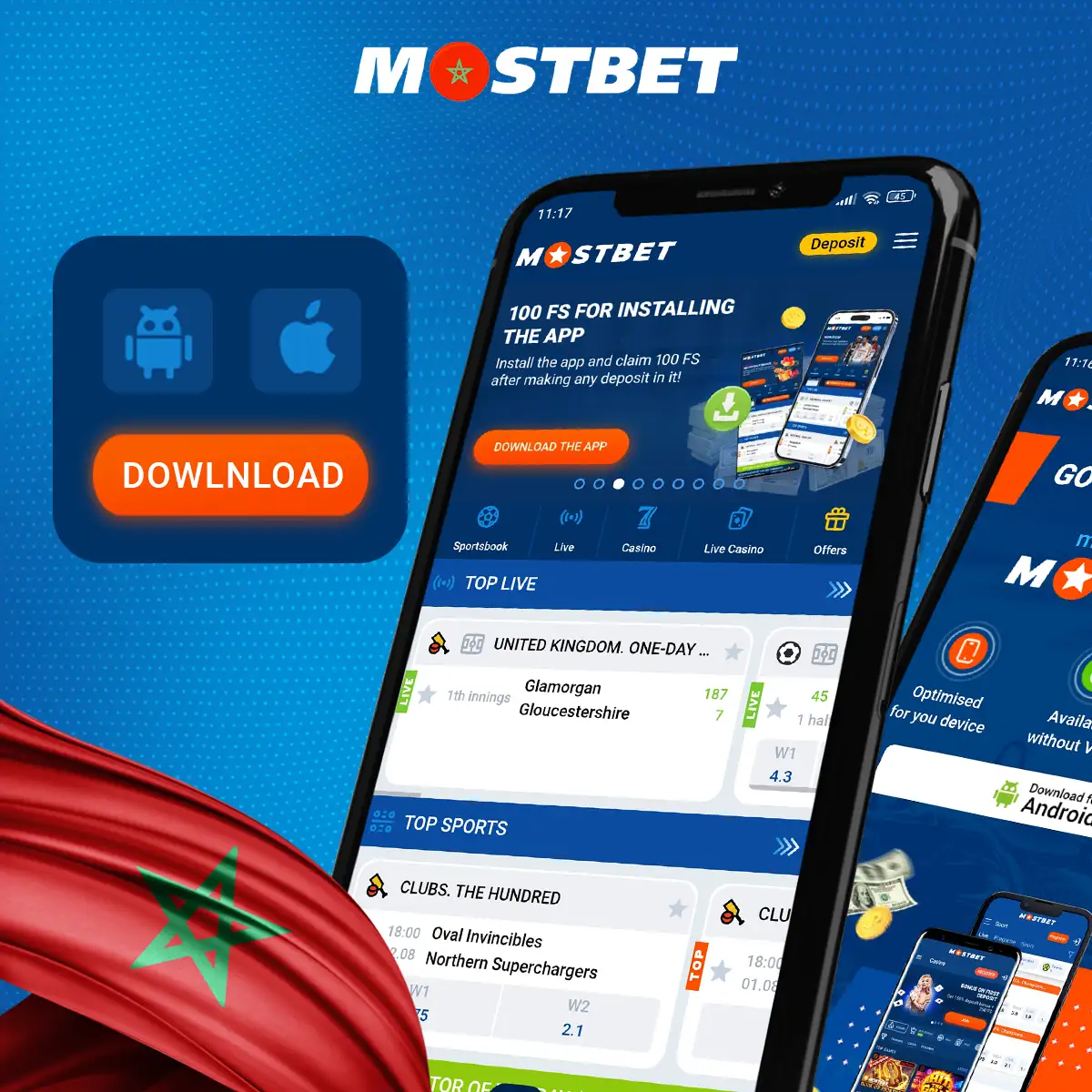 مراجعة تطبيق الهاتف المحمول Mostbet للمستخدمين في المغرب على أنظمة أندرويد وiOS.