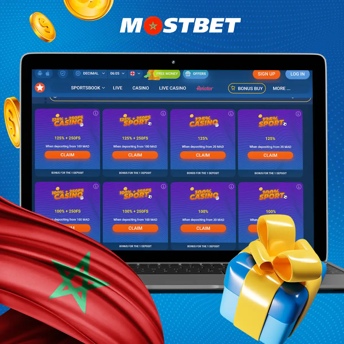 Mostbet يقدم مزايا مغرية للاعبين الجدد في المغرب.