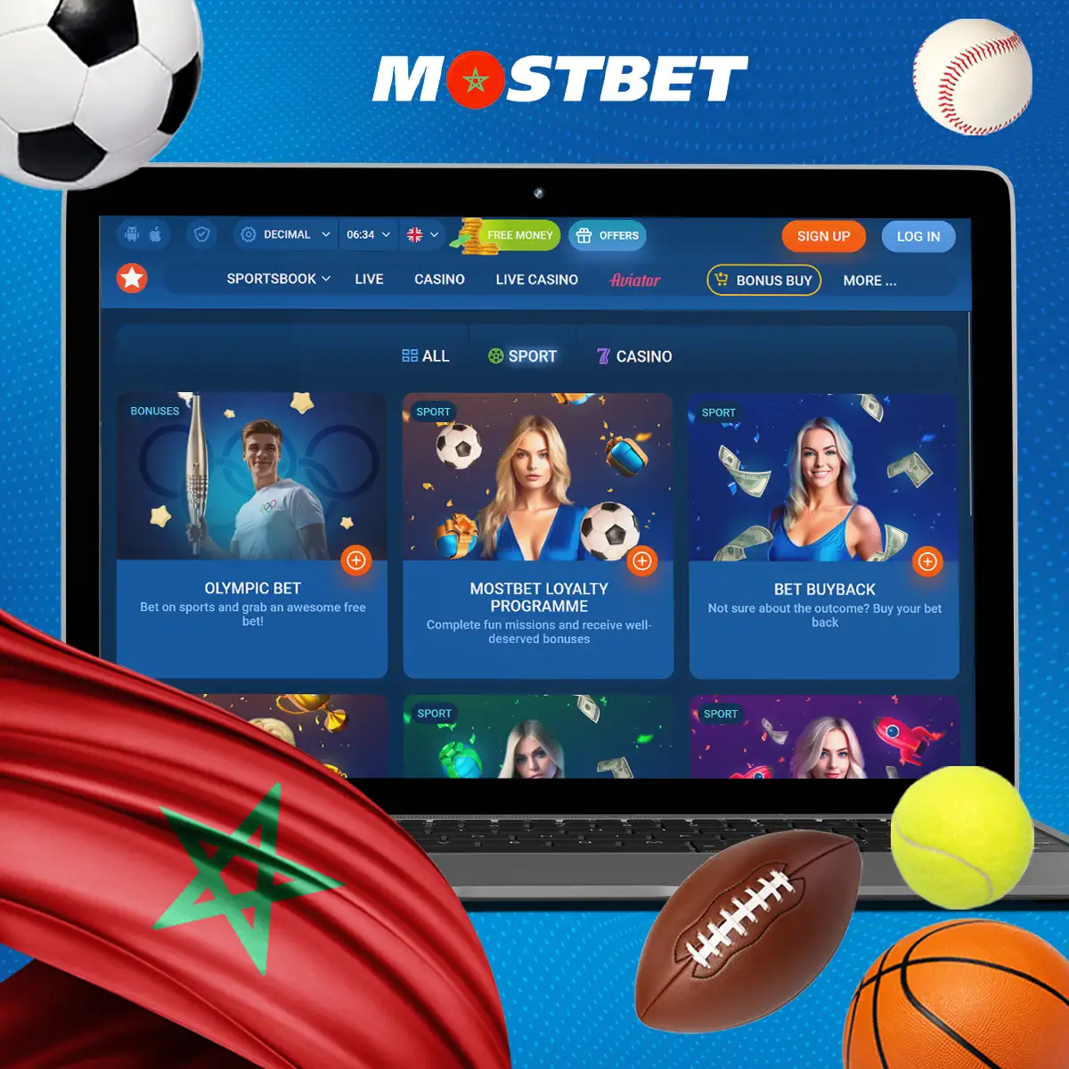 كل يوم جمعة، يحق للاعبين المغاربة الحصول على مكافأة إيداع من Mostbet تصل إلى 1200 درهم، وسيتم إضافة 100% من مبلغ الإيداع إليك. يجب استخدام الأموال في الرهانات الرياضية.