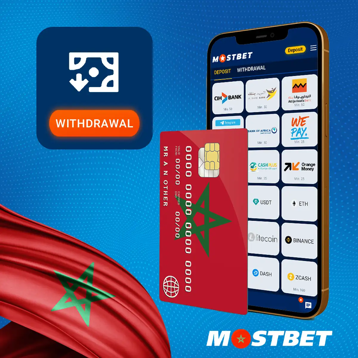 كيفية سحب الأموال من منصة Mostbet المغرب؟