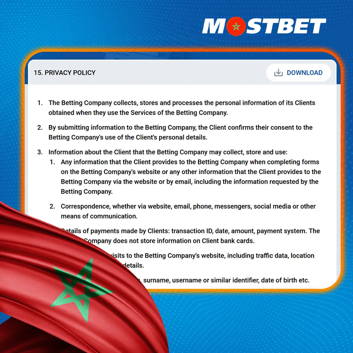 كيف تضمن Mostbet حماية البيانات الشخصية للمستخدمين