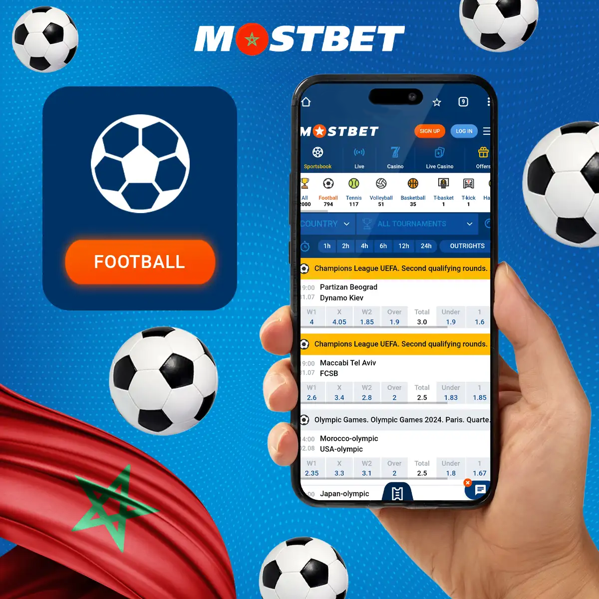 إن المراهنة على مباريات كرة القدم عبر منصة Mostbet في المغرب تمثل تجربة فريدة من نوعها.