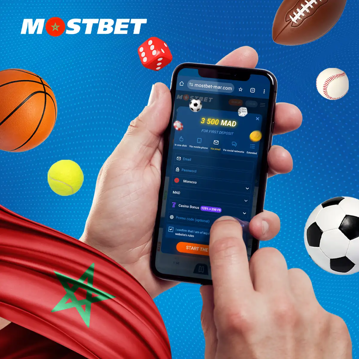 كيفية التسجيل في Mostbet من خلال هاتفك الذكي.